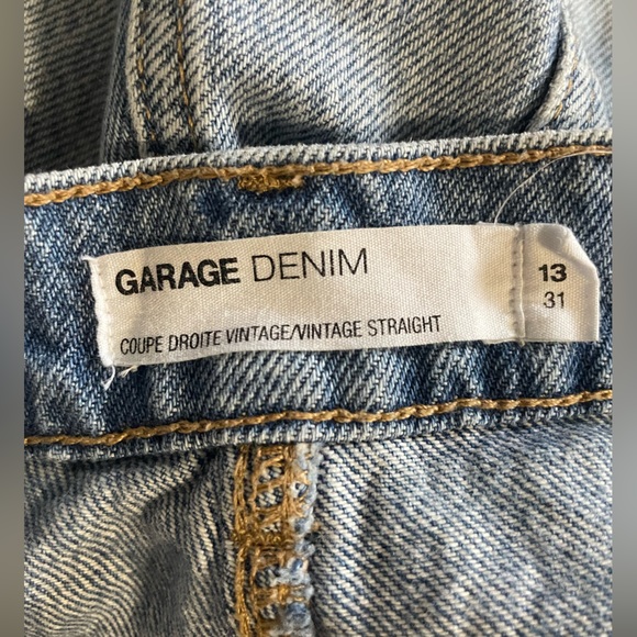 Garage Denim, size 13, vintage straight - Picture 2 of 3